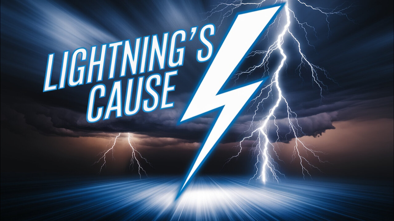 What causes lightning?