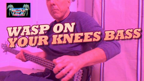 Wasp on your knees w bass cover