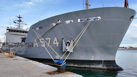 🚢 NATO Warships (Turkey, Spain, Italy) in the Mediterranean – Port of Málaga, Costa del Sol, Spain