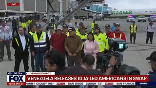 Venezuela frees 10 jailed Americans in swap for migrants in El Salvador