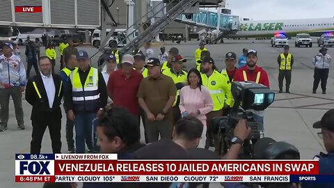 Venezuela frees 10 jailed Americans in swap for migrants in El Salvador