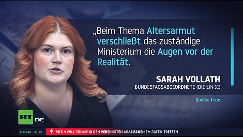 Rentenarmut erreicht neues Hoch