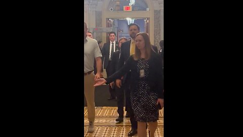 JD Vance ARRIVES in His Yellow Tie, at the Capitol, to break the tie & advance Trump’s Big Beautiful Bill