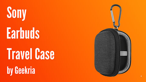 Sony Ecarbuds Case | Geekria