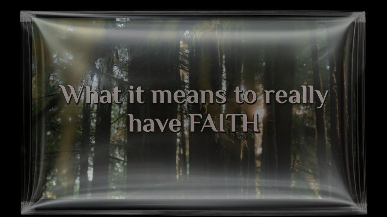 The meaning of FAITH, ALAN WATTS