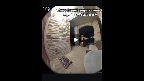lit girl go to wrong address trying to turn up caught on #ringcamera