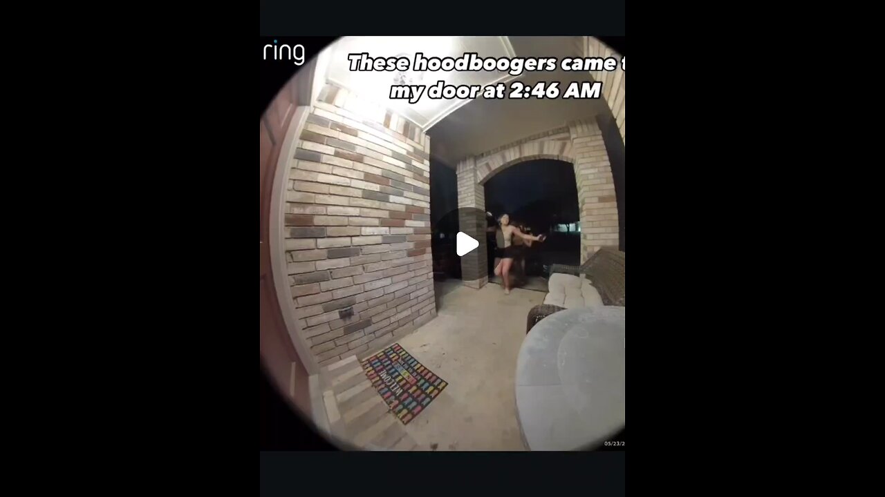 lit girl go to wrong address trying to turn up caught on #ringcamera