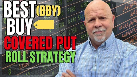 Best Buy is dropping. See how I am managing this Covered Put trade.