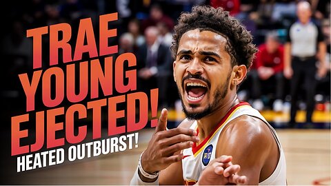 Trey Young's Dramatic Meltdown During Hawks Play-in Game
