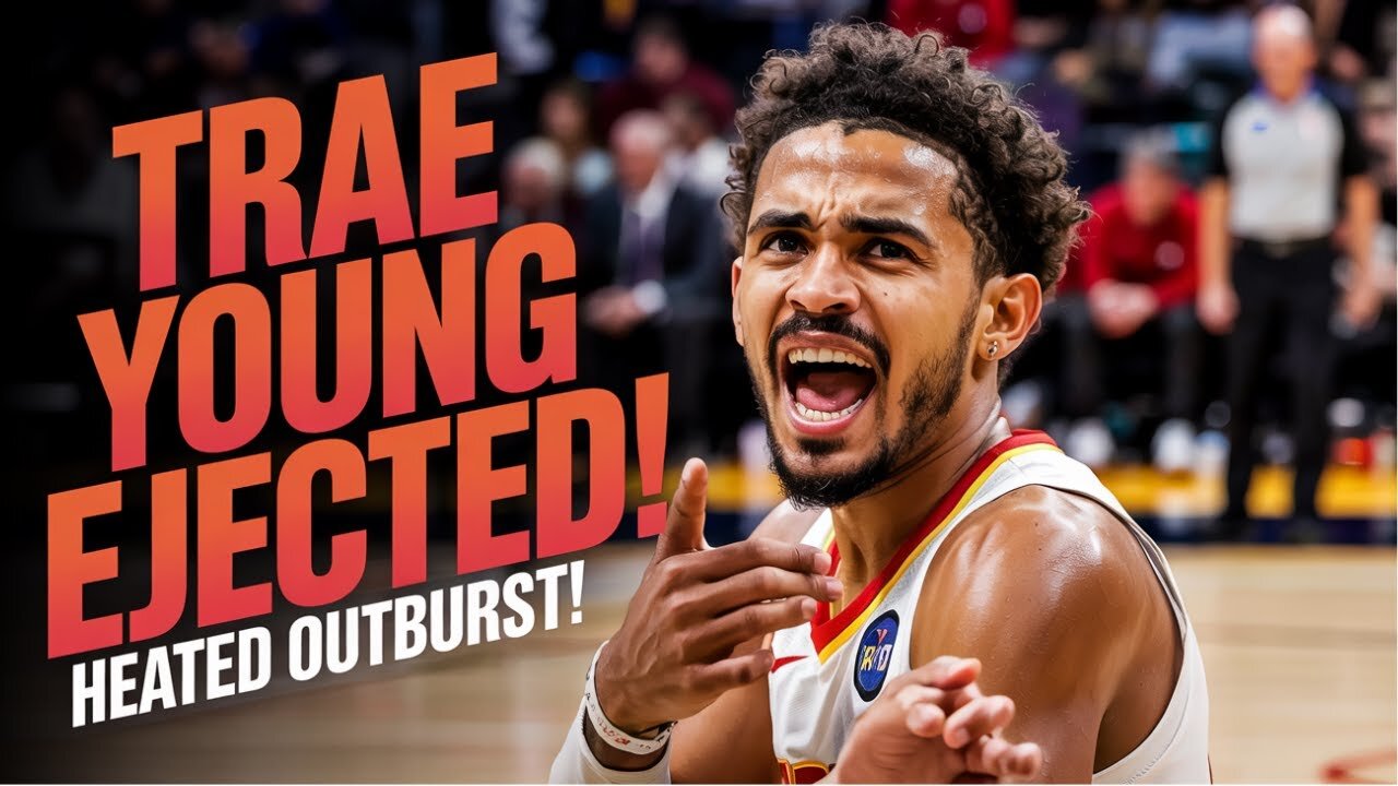 Trey Young's Dramatic Meltdown During Hawks Play-in Game