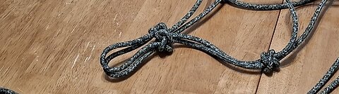 Spaghetti Cowboy Halter Part 2a "The Fiador Knot"