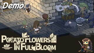 Potato Flowers in Full Bloom Demo