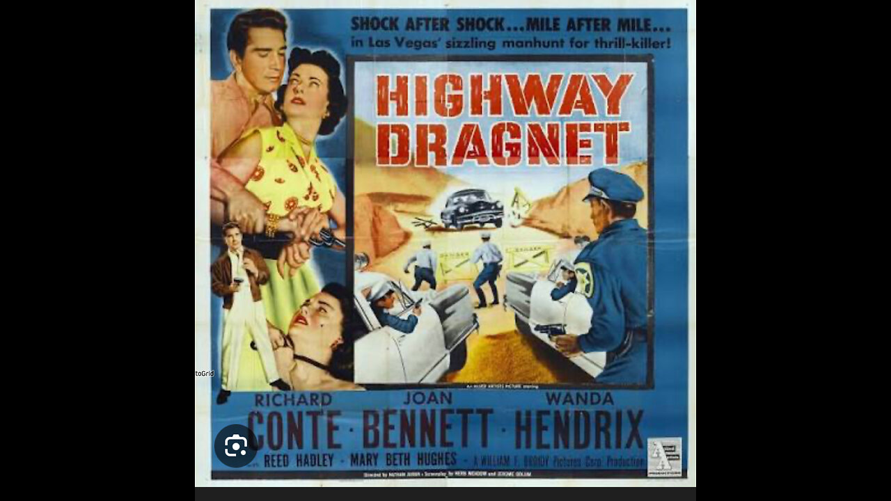 CS #64 Highway Dragnet (1954) Richard Conte, Joan Bennett