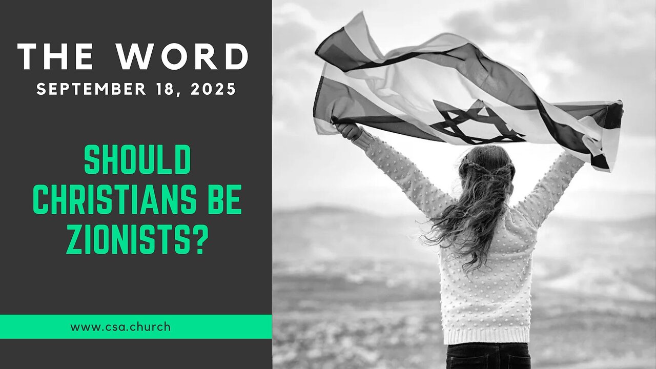 Should Christians Be Zionists?