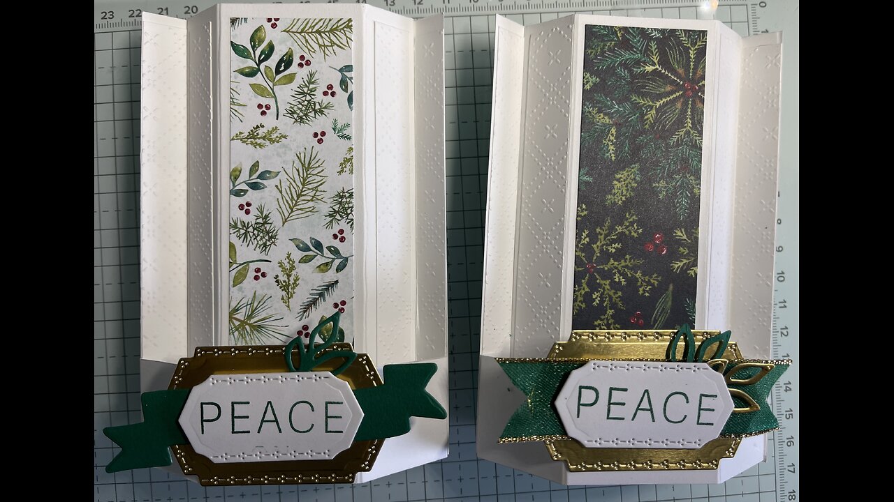 11/26/2025 - Honeycomb Column Card; A FUN Fold