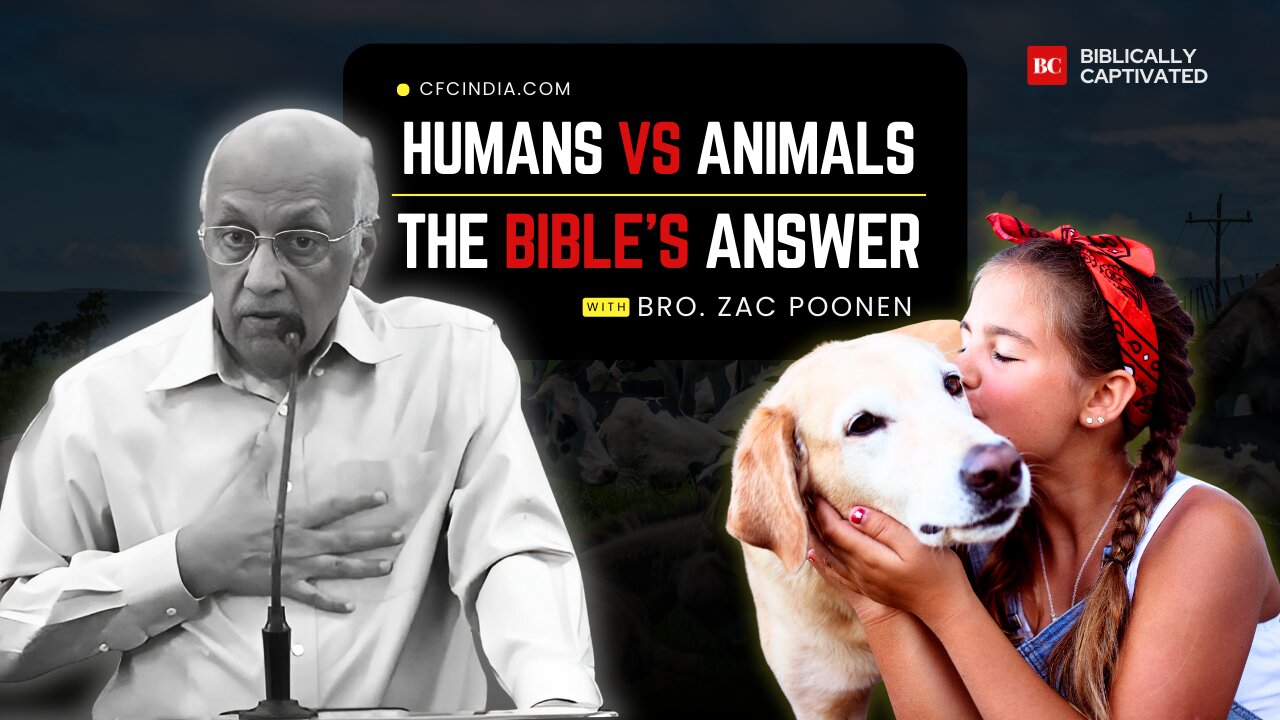 The Only Difference Between Humans and Animals | with Bro. Zac Poonen