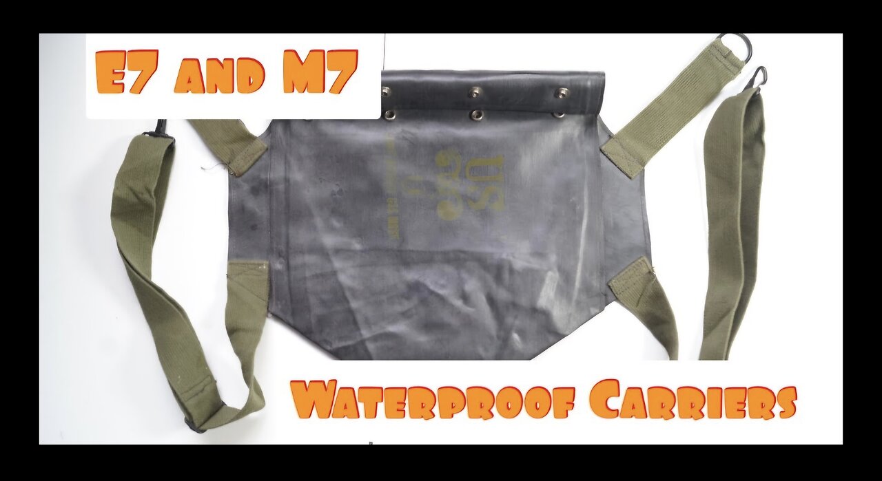 World War Two U.S. | E7 and M7 Service Mask Carriers Development | D-Day