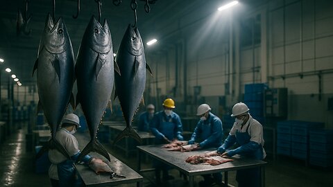 This is How Mackerel is Caught and Processed - A Closer Look at the Fish Processing Industry