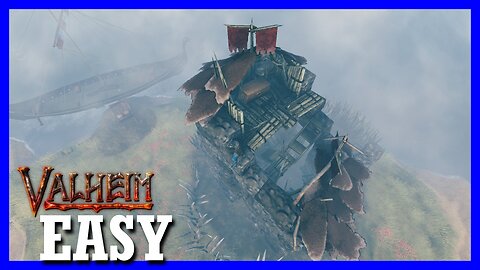 This is where I'm building my BASE — VALHEIM : easy (10)