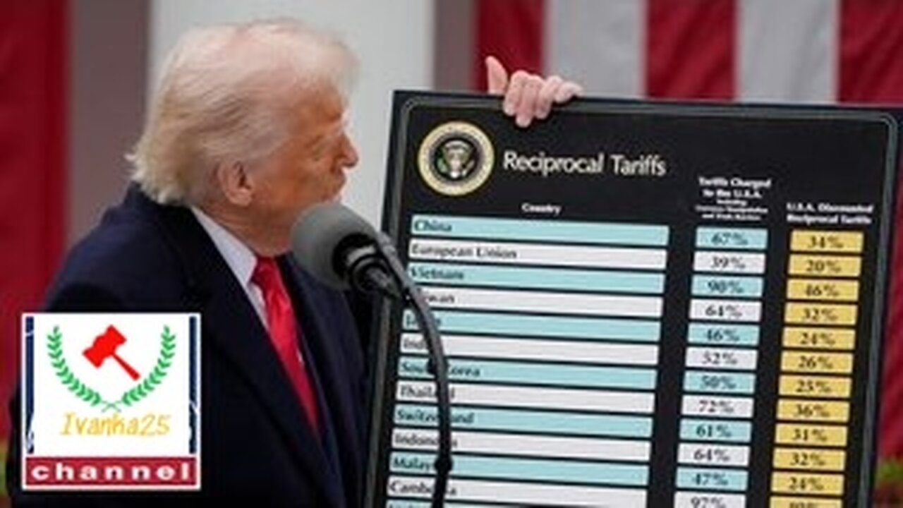 🔥 'SO UNFAIR': Trump RAGES over foreign tariffs on US goods in 'Liberation Day' remarks || @Ivanka25