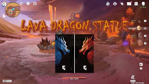 Genshin Impact | Lava Dragon Statue