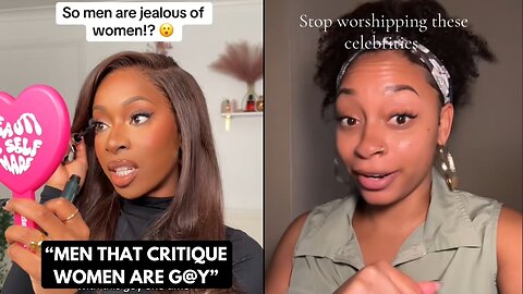 Black Queen Says "Men That Critique Women Are G@Y" and Black Queen Says Stop Worshipping Celebrities