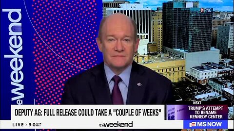 Sen. Coons Says Trump’s Fake $22,500 Check to Epstein Contains ‘Some Reference to Having Sold a Girl’: ‘I Probably Should Be Better Grounded in Citing That’