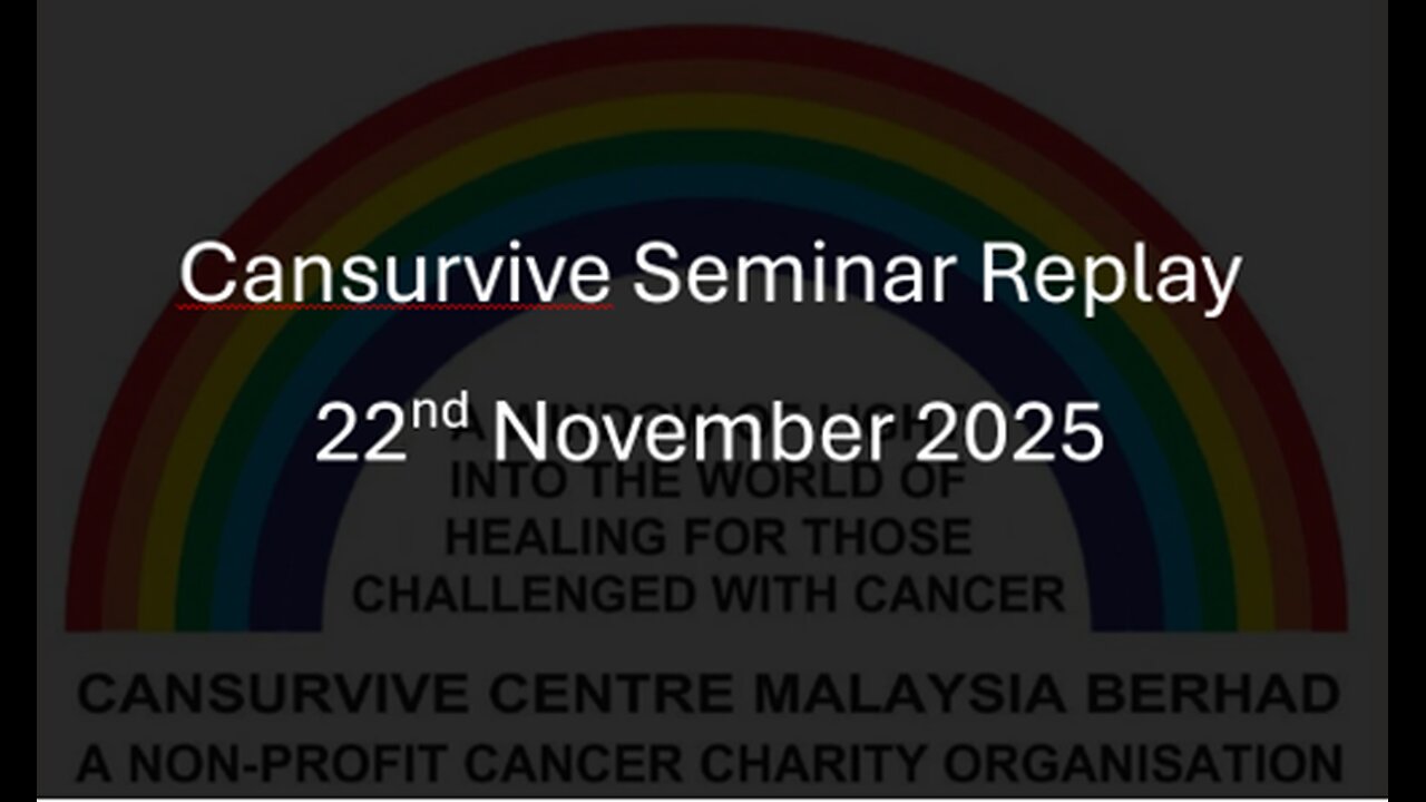 Cansurvive Seminar Replay