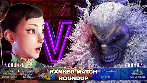 Kuya Kalbo SF6 Ranked Match Roundup. Chun Li Master Rank [Hori Fight Stick]