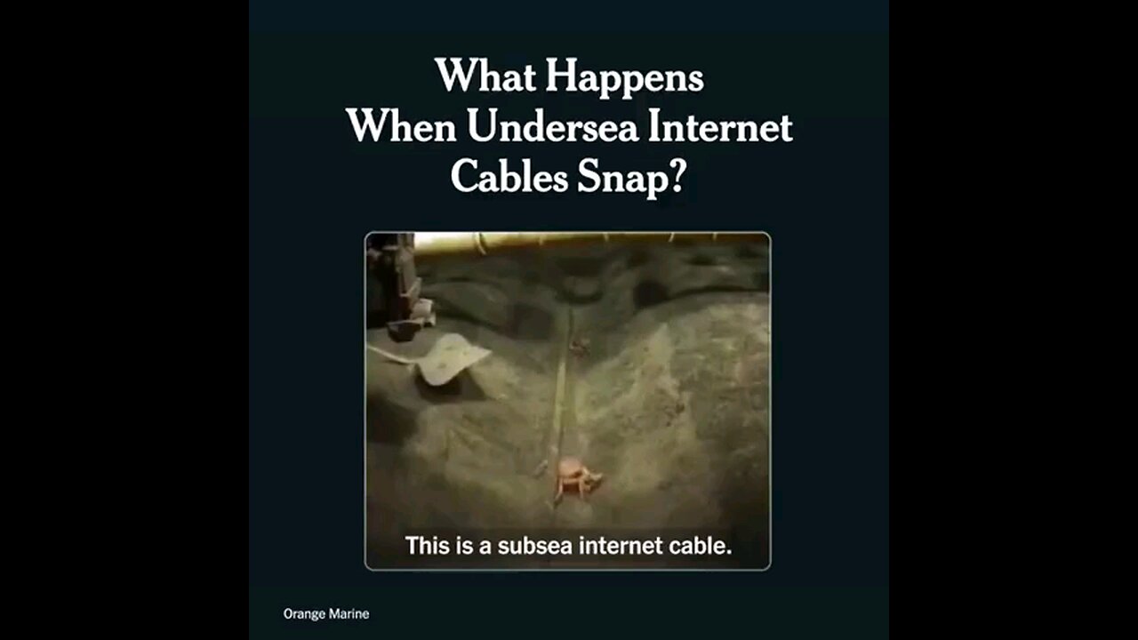 What Happens When Undersea Internet Cables Snap ?