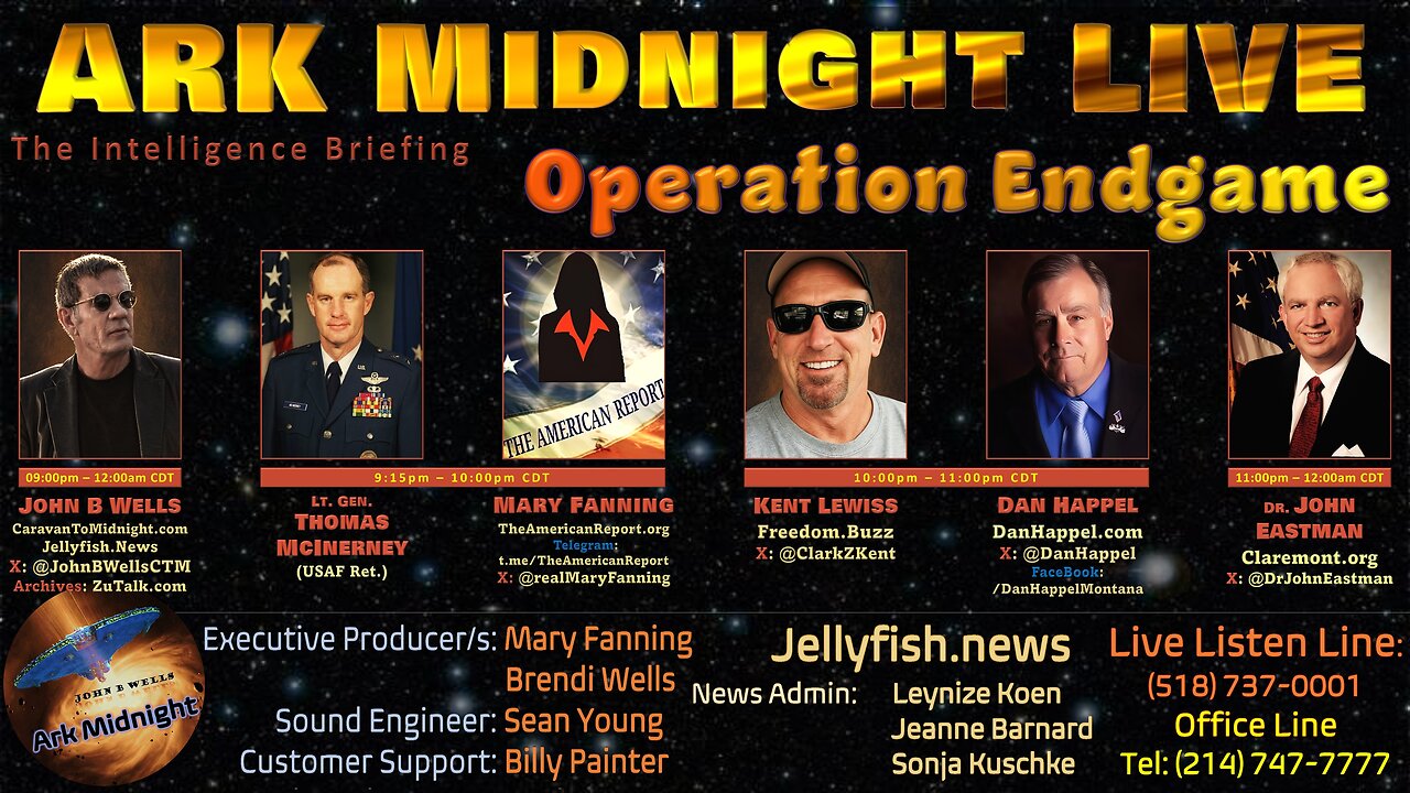 The Intelligence Briefing /Operation Endgame - John B Wells LIVE