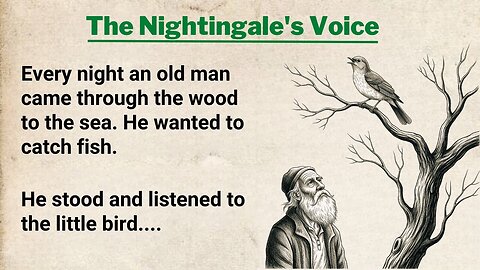 Learn English Through Stories ⭐ The Nightingale's Voice - English Audio Story