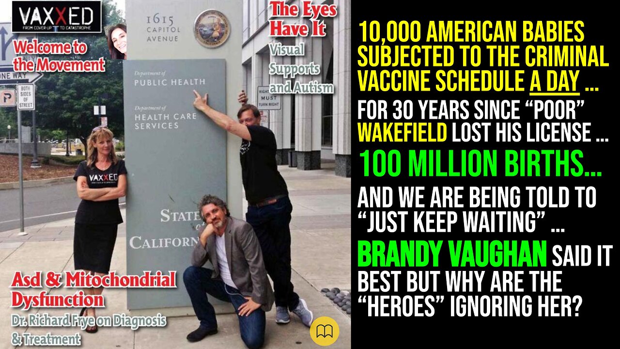 Quick hi on a Friday, While 10,000 USA children every day are subjected to criminal vaccine schedule