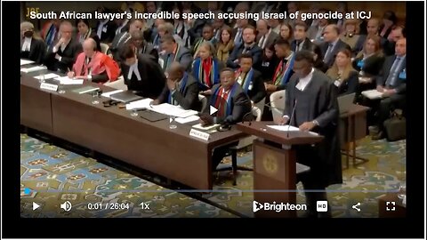 "Israel Genocide Case Commences at International Court of Justice"