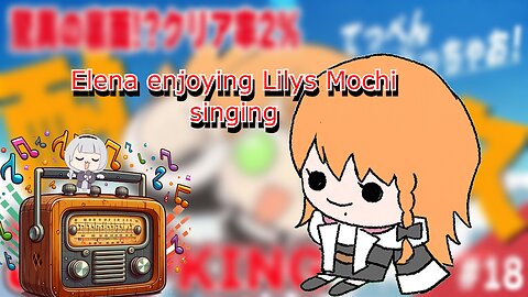 Elena yunagi being cute and reacting to Lilys mochi singing - vivid vtuber