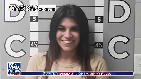 Ex beams in viral mugshot after DESTROYING boyfriend’s car