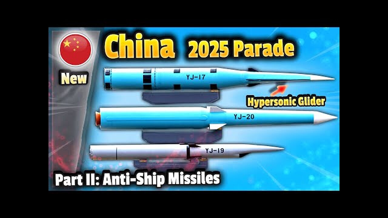 The new Anti-Ship Missiles of China's 2025 Victory Day Parade