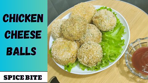 Chicken Cheese Balls Recipe | Easy Snack Recipe By Spice Bite