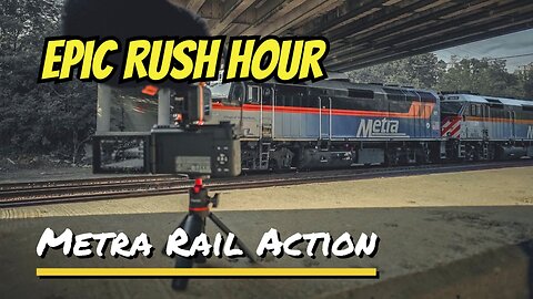 Nonstop Metra Train Action on the BNSF Line – Chicago Railfan Video in the Western Suburbs