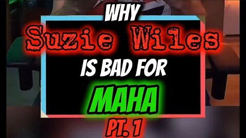 🚨 Why SUZIE WILES Is A THREAT To MAHA Pt. 1 (Shorts)🚨