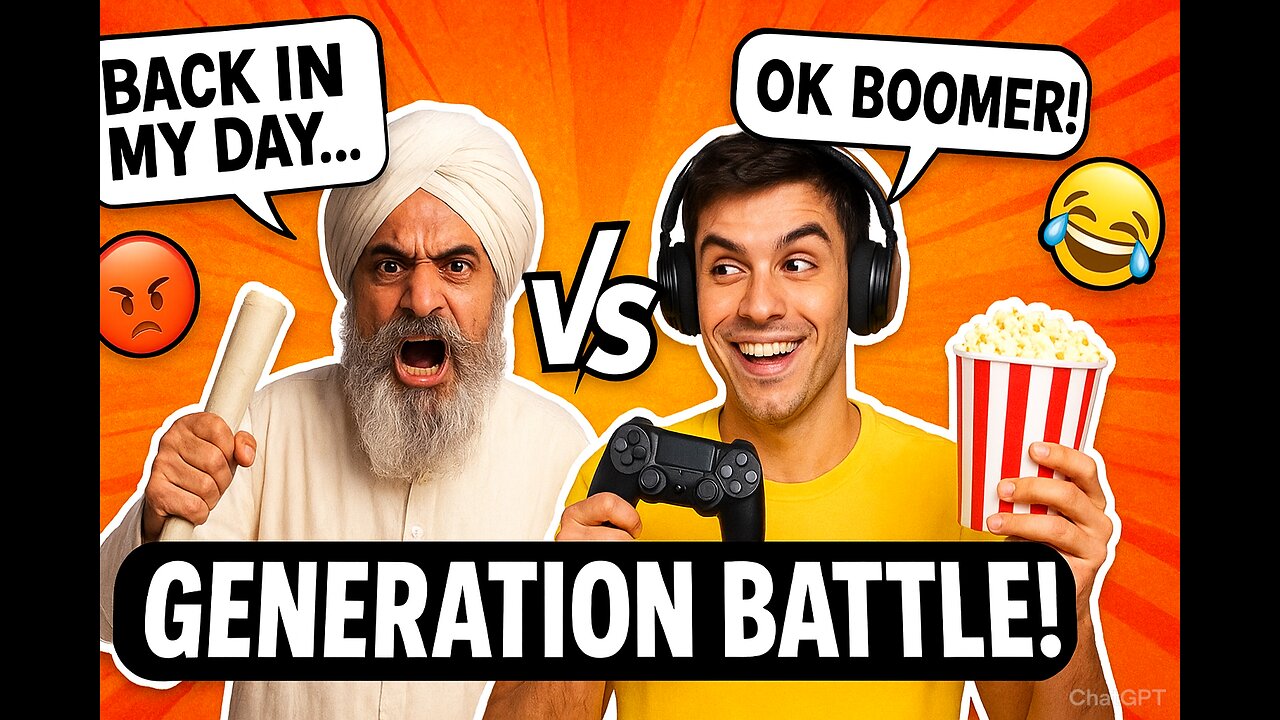 "Old vs New – The Funniest Generation Battle Ever!" 😝😁🤣