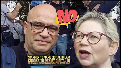 We went to the London Rally against Digital ID #saynotodigitalID