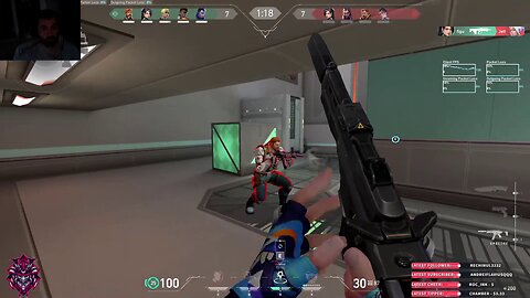 Hunting down the enemies to win the round in Valorant