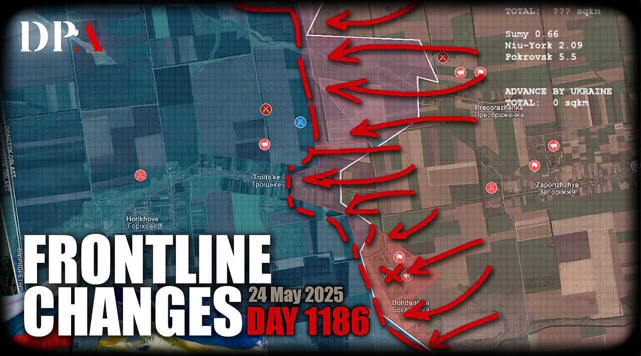 [ Ukraine Frontline Changes ] Ukrainian mapping concedes losses in Sumy before SUPER DUPER Offensive