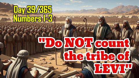 Day 39/365 - Census of Israelite Men | Levites left Out #bible #daily