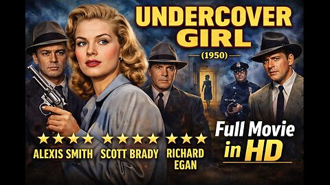 Undercover Girl (1950) | Crime Noir | Classic Film Noir | Full Movie | HD