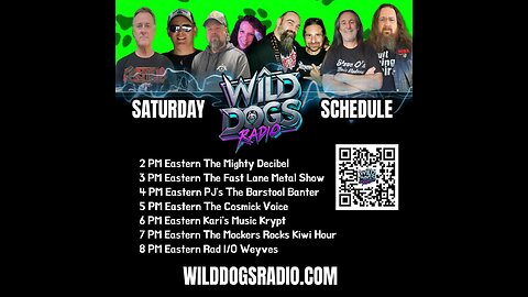 THE MIGHTY DECIBEL SHOW on WILD DOGS RADIO - Dec 13, 2025
