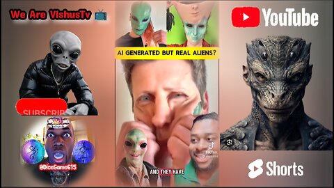 Do You Think 🤔 It's Real Or A.I? "Reptilians" #VishusTv 📺