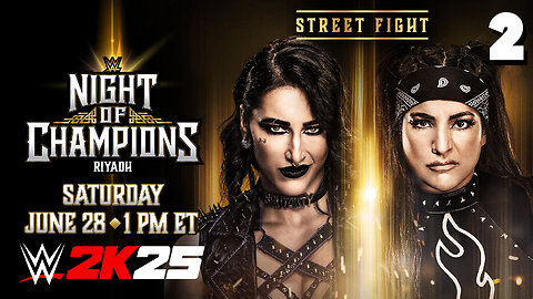 WWE 2K25 Night Of Champions June 28th 2025 - Match 2: Mami Brutal!