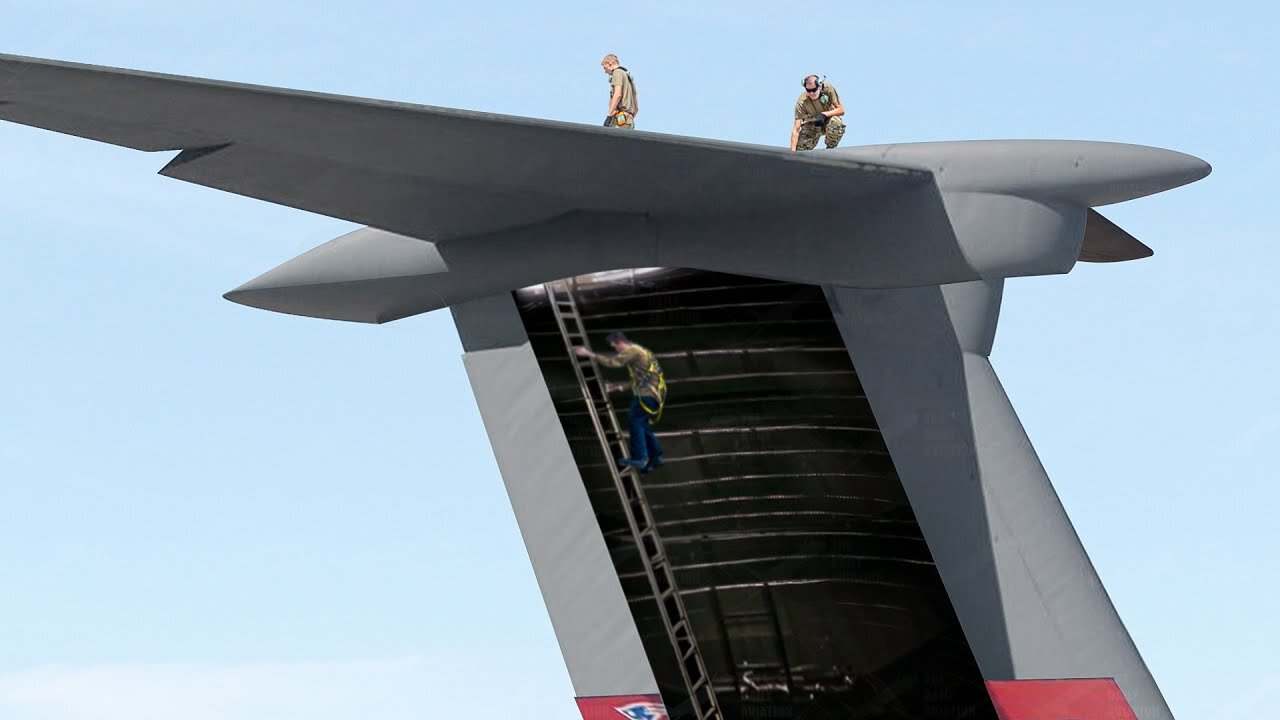 A Day in Life of US Airmen Repairing US Largest 420 Ton Military Aircraft
